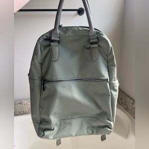 Target Open story- signature, computer backpack- Sage green-Like New!